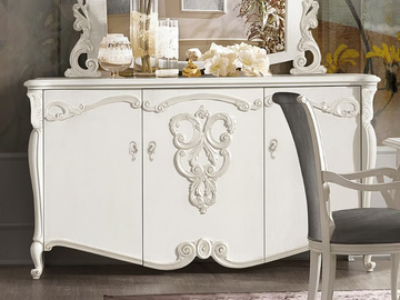 PUCCINI - Wooden highboard with doors by CASA +39 - view 2